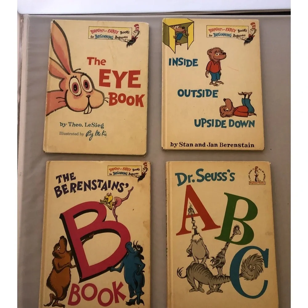 DR. SEUSS BOOK LOT‎ OF CHILDREN BOOKS! Beginner Books Bright Book Club Edition 4